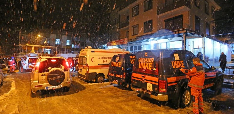 İzmir'de 19 dağcı mahsur kaldı - 1