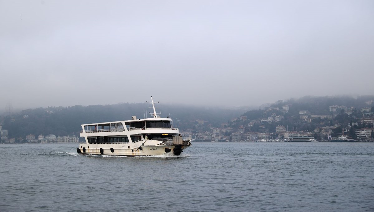 İstanbul'da deniz ulaşımına sis engeli