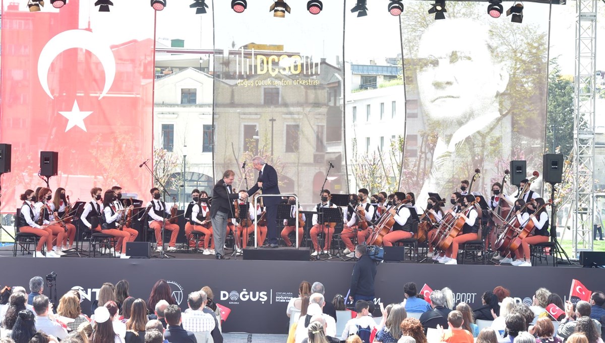 Doğuş Çocuk Senfoni Orkestrası 23 Nisan coşkusunu Galataport İstanbul’a taşıdı
