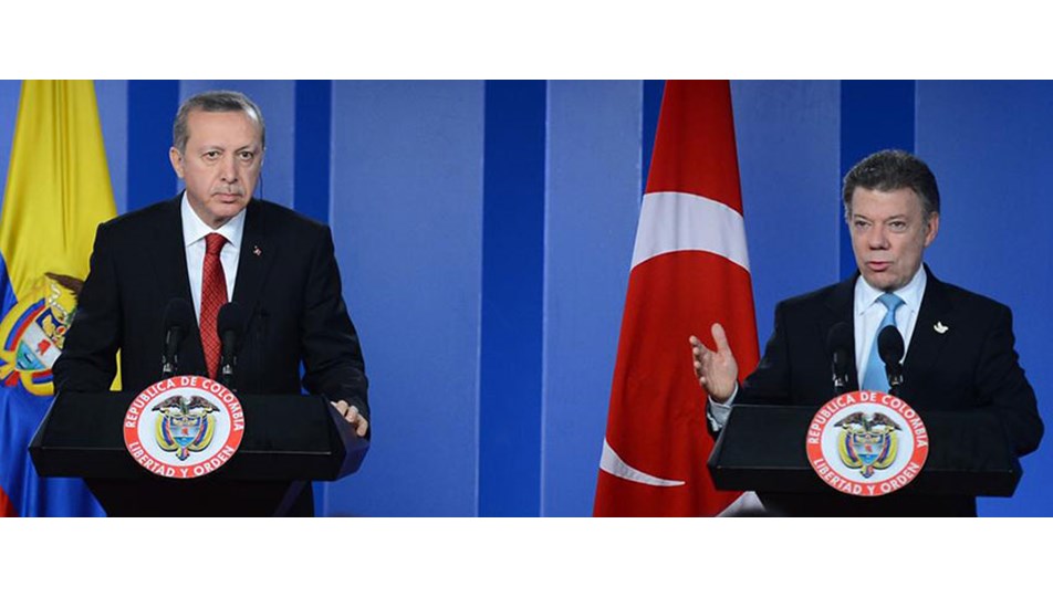 Cumhurbaşkanı Erdoğan'dan Kolombiya'da terör vurgusu