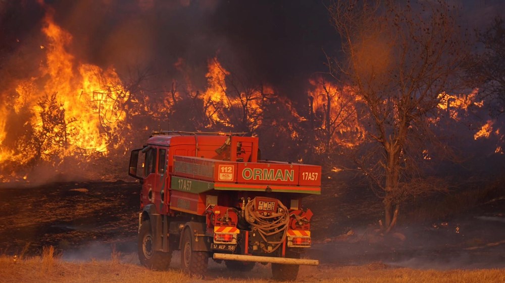 Çanakkale ve Edirne'deki yangınlar büyüdü: Evler ve araçlar zarar gördü, çok sayıda tahliye var - 8