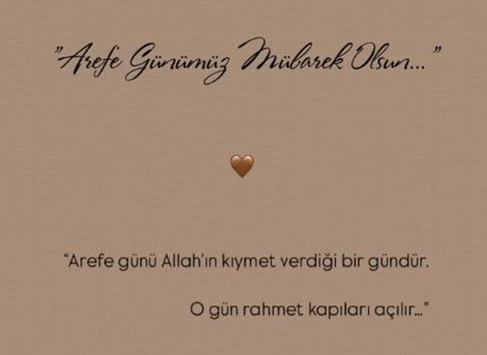 Arefe günü kutlama mesajları 2025: Kurban Bayramı arefe günü yazılı ve resimli mesajları ile sözleri - 3