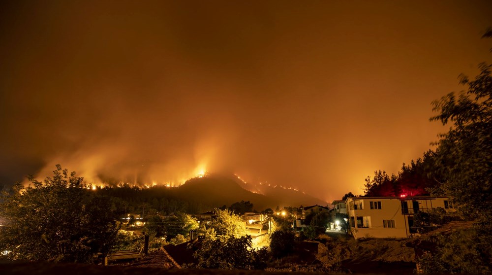 Marmaris'te orman yangını: Alevlerle mücadelede 2. gün - 6