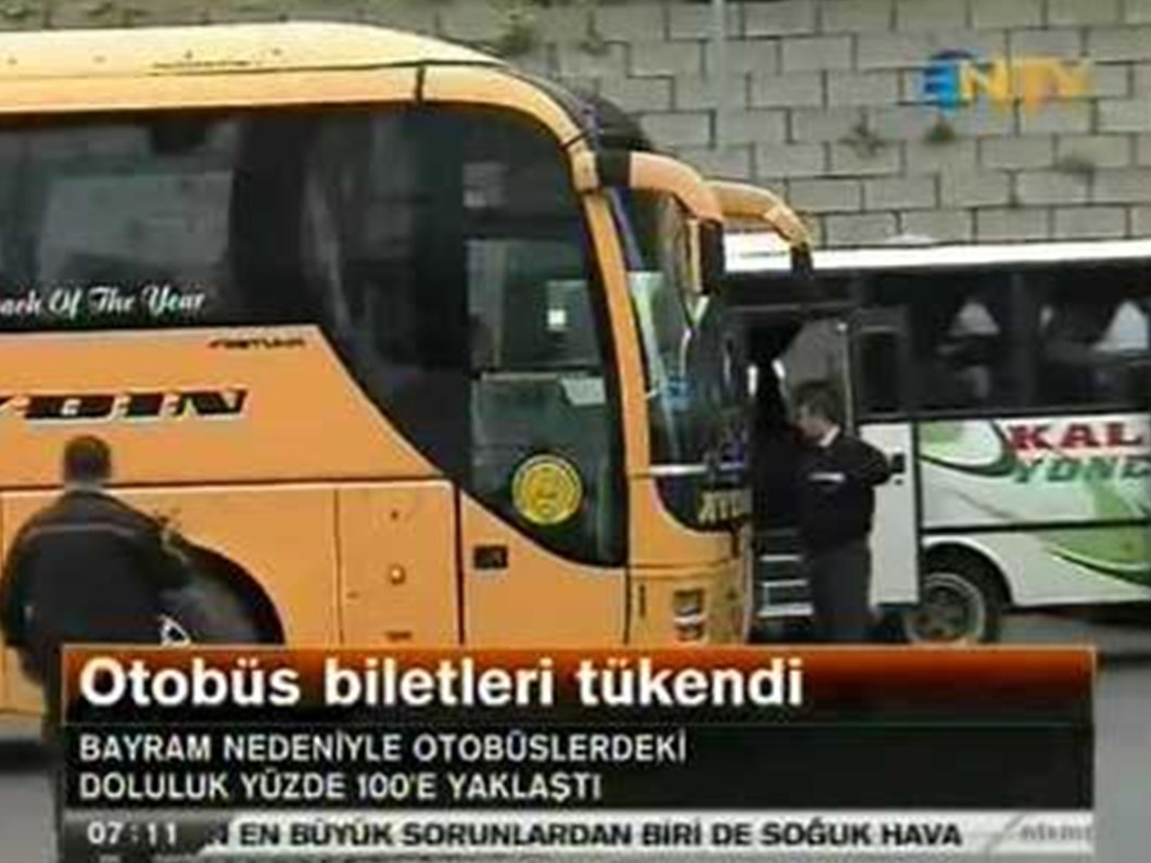 Otobus Biletleri Tukendi Ntv