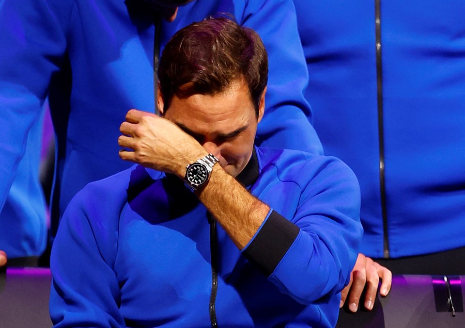 Tenisin efsane ismi Roger Federer kortlara veda etti - 1