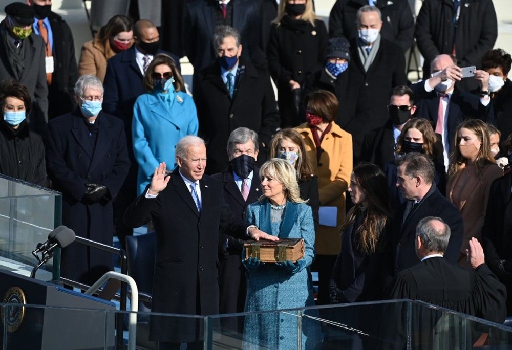 Joe Biden'ın yemin töreninden kareler (ABD'nin 46. Başkan Joe Biden göreve başladı) - 2
