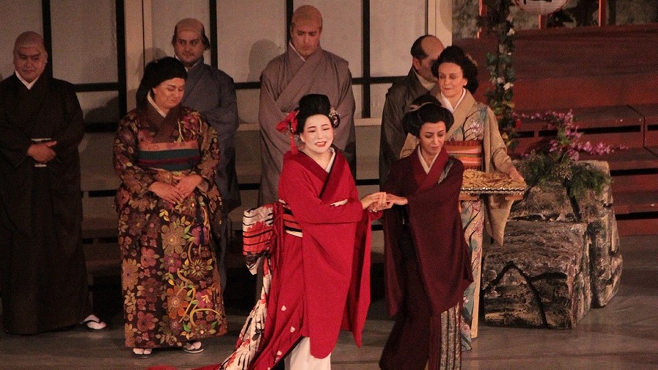 28. Uluslararası Aspendos Opera ve Bale Festivali'nde 'Madama Butterfly' operası sahnelendi - 1