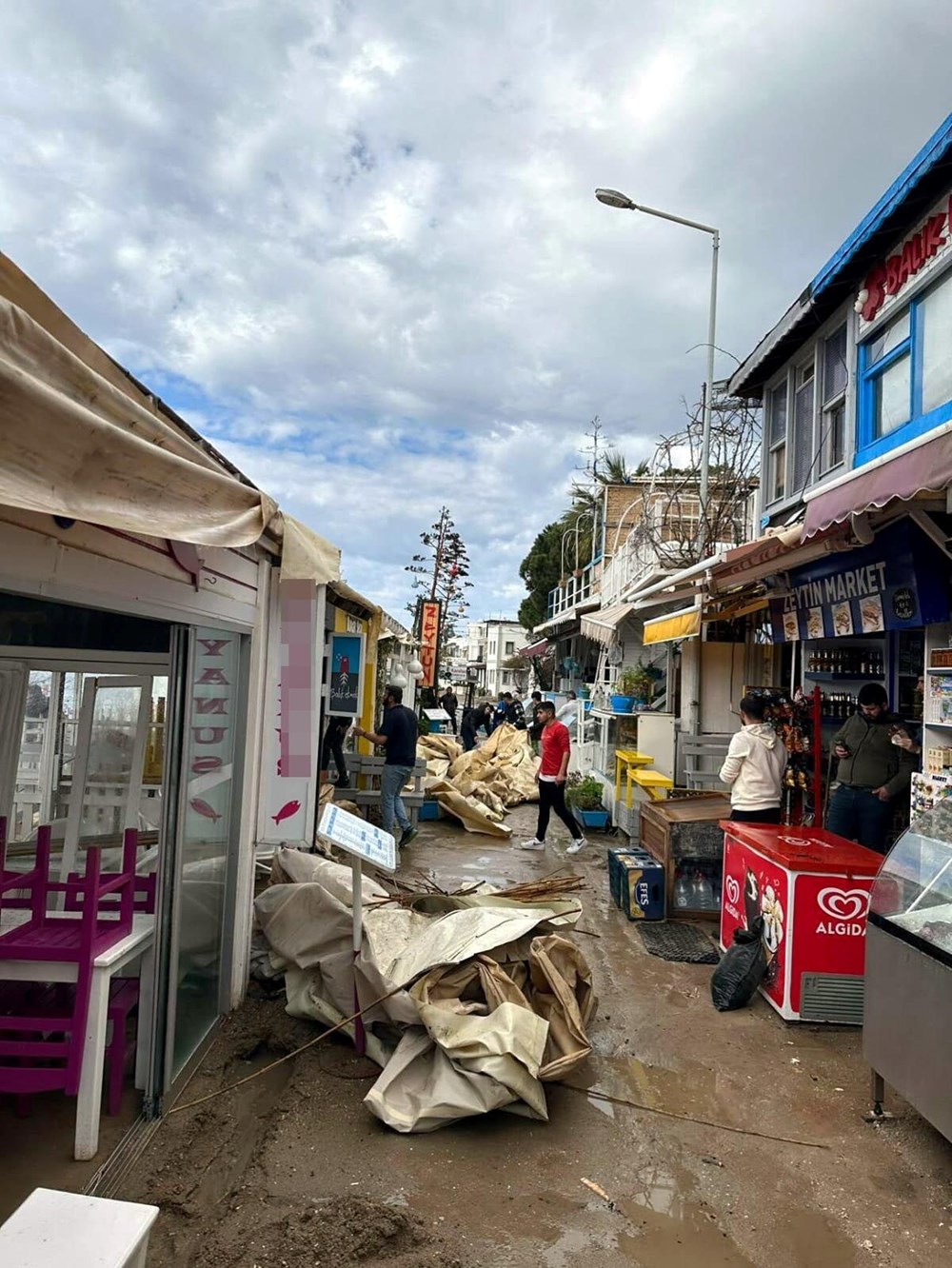 Bodrum'u fırtına vurdu - 6