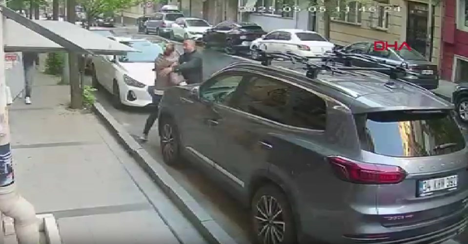 Cinayet anı güvenlik kameraları tarafından kaydedilmişti