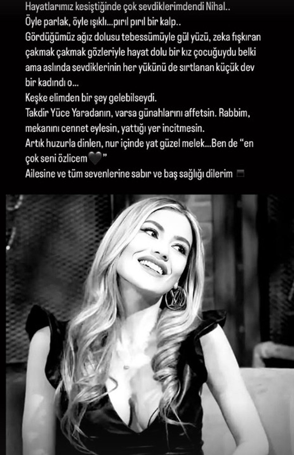 Nihal Candan'ın katıldığı yarışmanın sunucusu Öykü Serter'den paylaşım geldi - 1