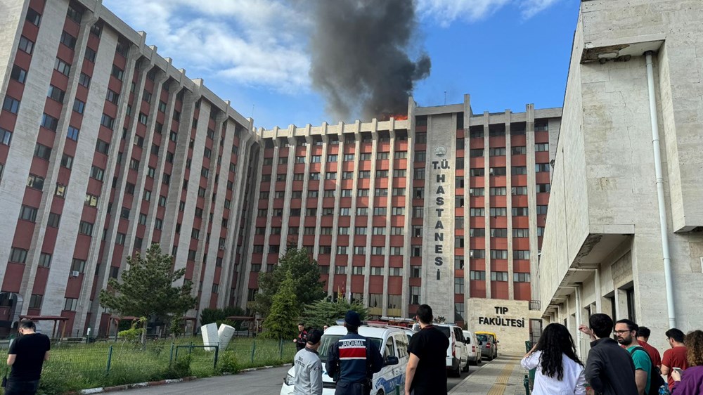 Trakya Üniversitesi Tıp Fakültesi Hastanesi’nde yangın - 4