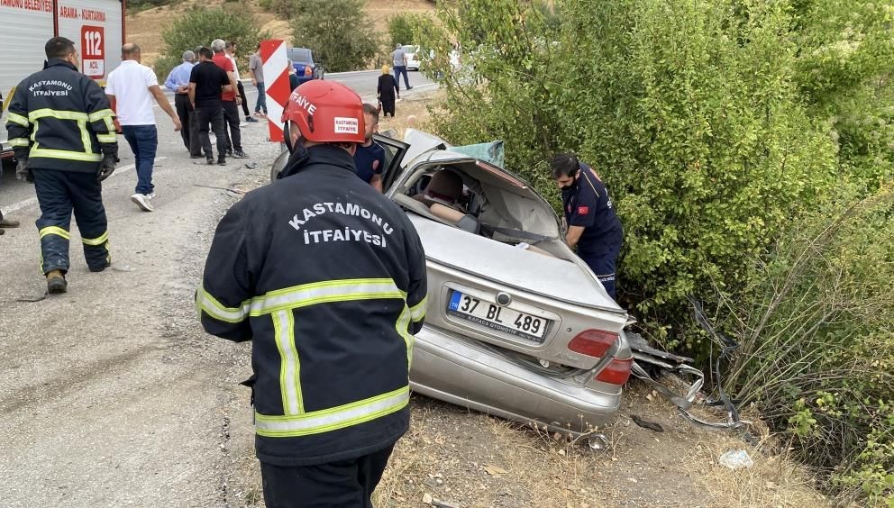 Kastamonu'da feci kaza: Bir ölü, bir ağır yaralı