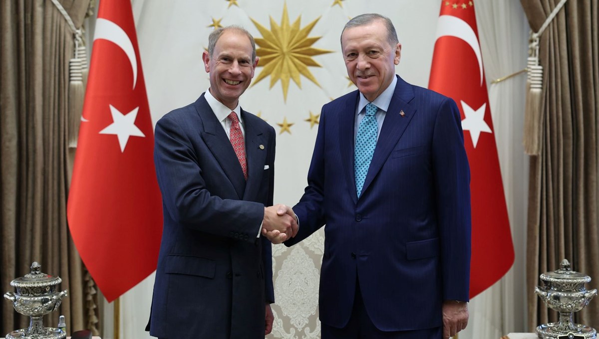 Cumhurbaşkanı Erdoğan, Prens Edward'ı kabul etti Cumhurbaşkanı Erdoğan, Prens Edward'ı kabul etti