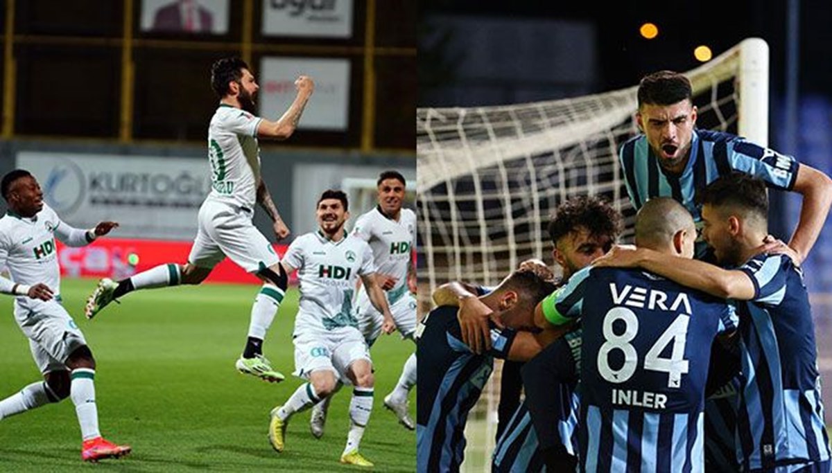 Süper Lig'e yükselen iki takım belli oldu