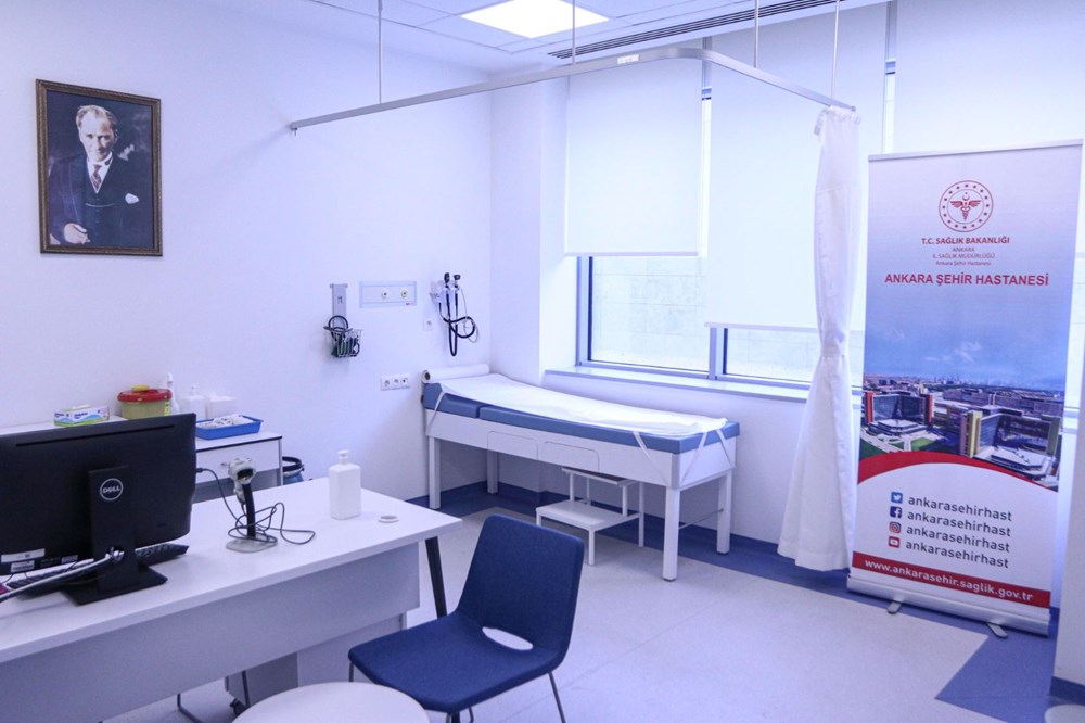 Ankara Şehir Hastanesi'nde 25 aşı uygulama odası oluşturuldu - 2