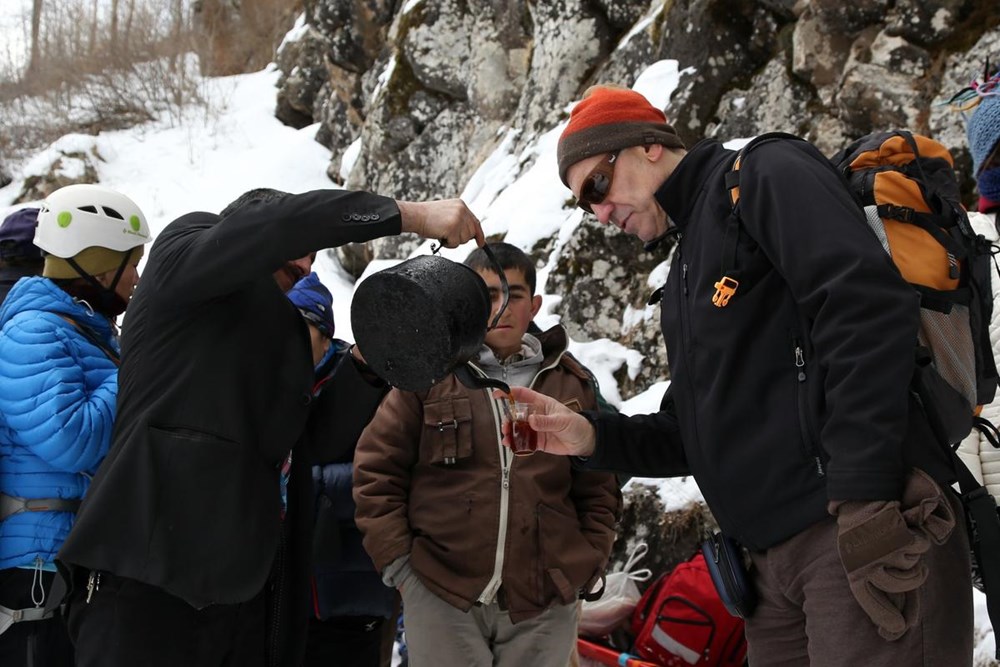 Türkiye'nin en uzun buz şelalesi Erzurum'da bulundu - 32