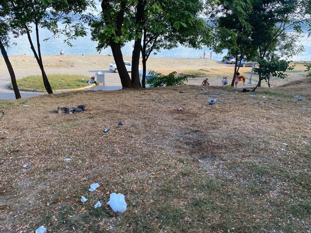 Beykoz Sahili'nde tepki çeken görüntü - 4