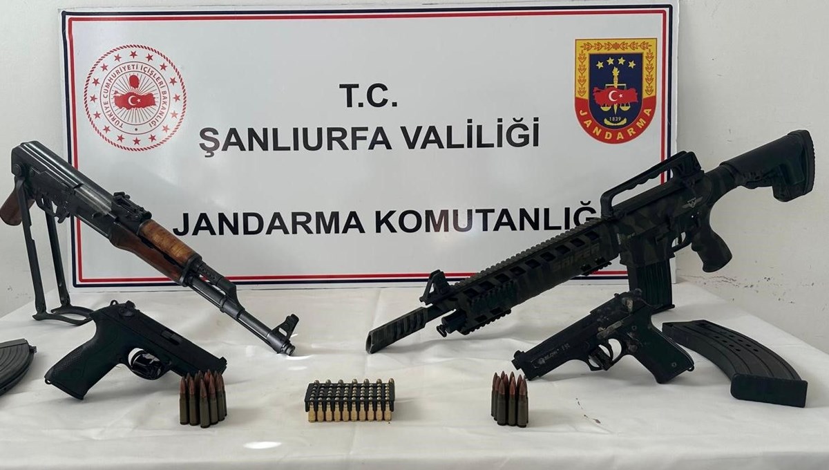 Şanlıurfa’da silah kaçakçılığı operasyonu: 1 gözaltı