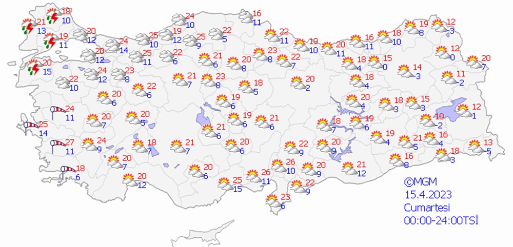 Hava sıcaklıkları artacak: Mevsim normallerinin 5 derece üstünde! (Bugün hava nasıl olacak?) - 9