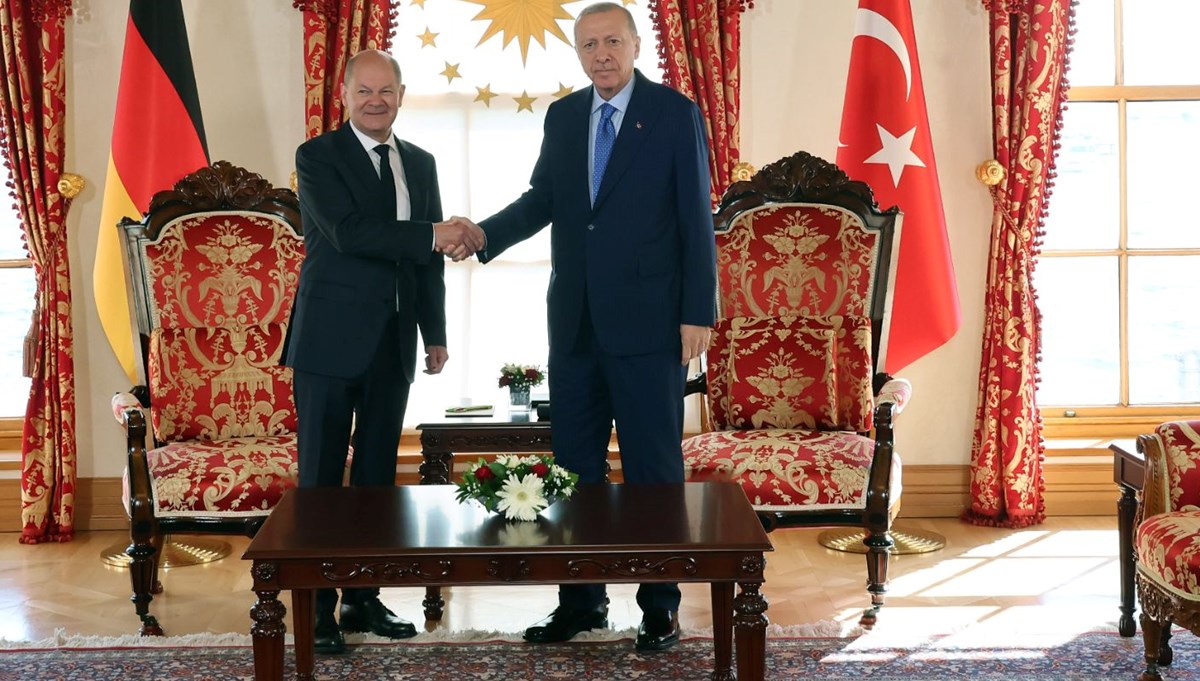 Cumhurbaşkanı Erdoğan, Almanya Başbakanı Scholz'u kabul etti Cumhurbaşkanı Erdoğan, Almanya Başbakanı Scholz'u kabul etti