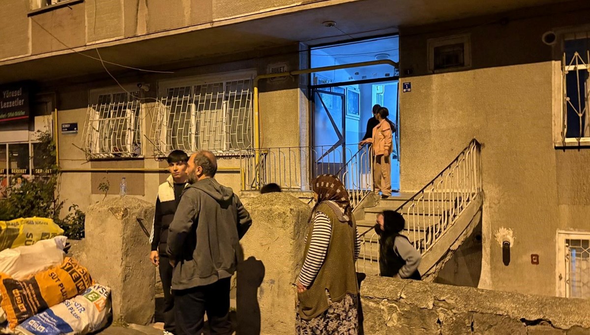 Binadaki çatlak paniğe neden oldu