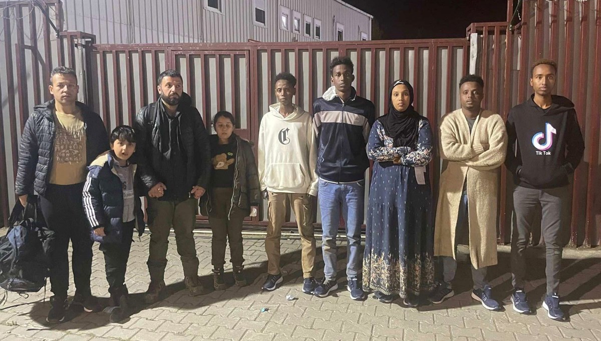 Edirne’de 9 kaçak göçmen yakalandı