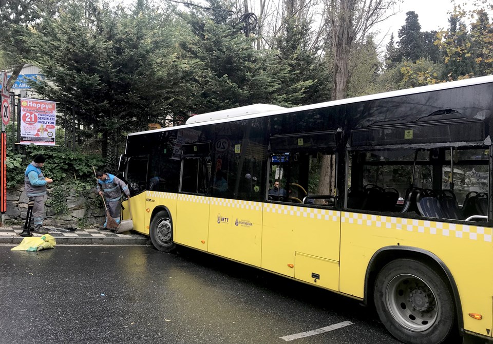 İETT otobüsü kaza yaptı: 9 yaralı - 1