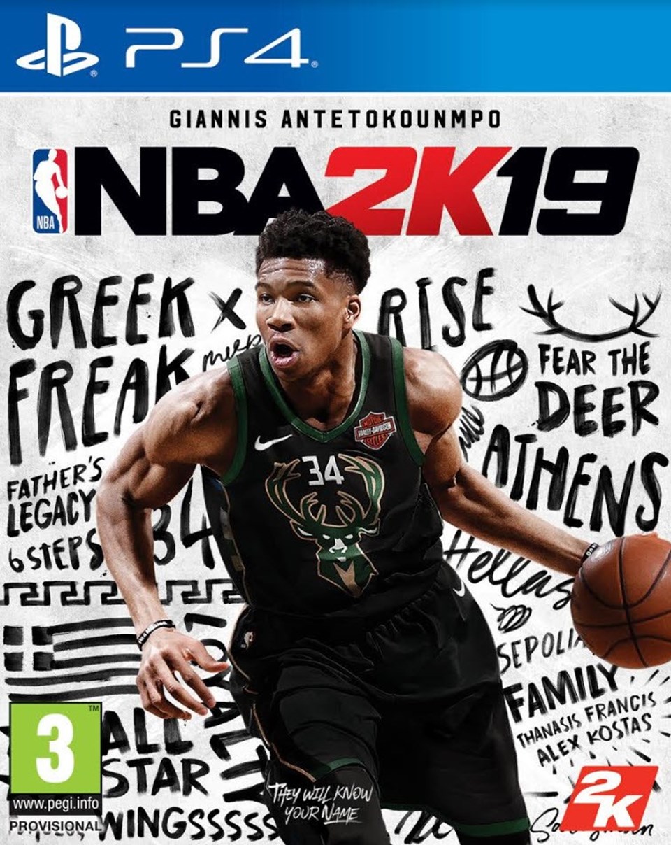 NBA 2K19’un kapak yıldızı Giannis Antetokounmpo oldu - 1