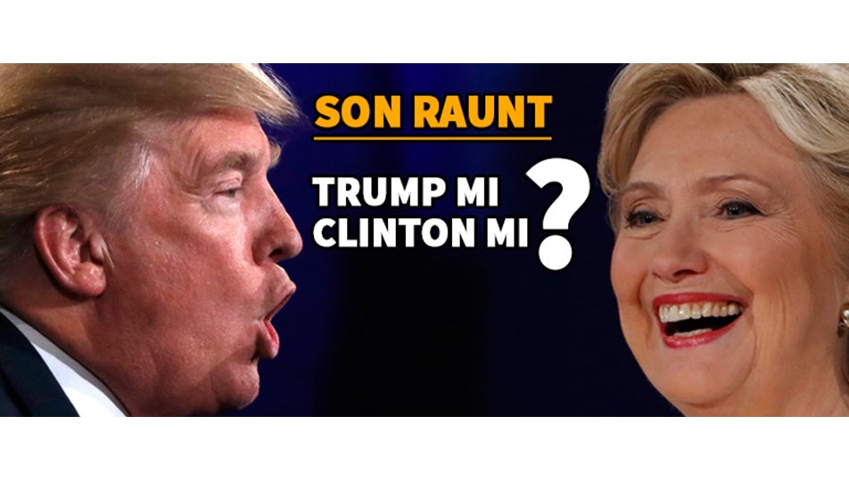 ABD’de son raunt: Clinton mı Trump mı?