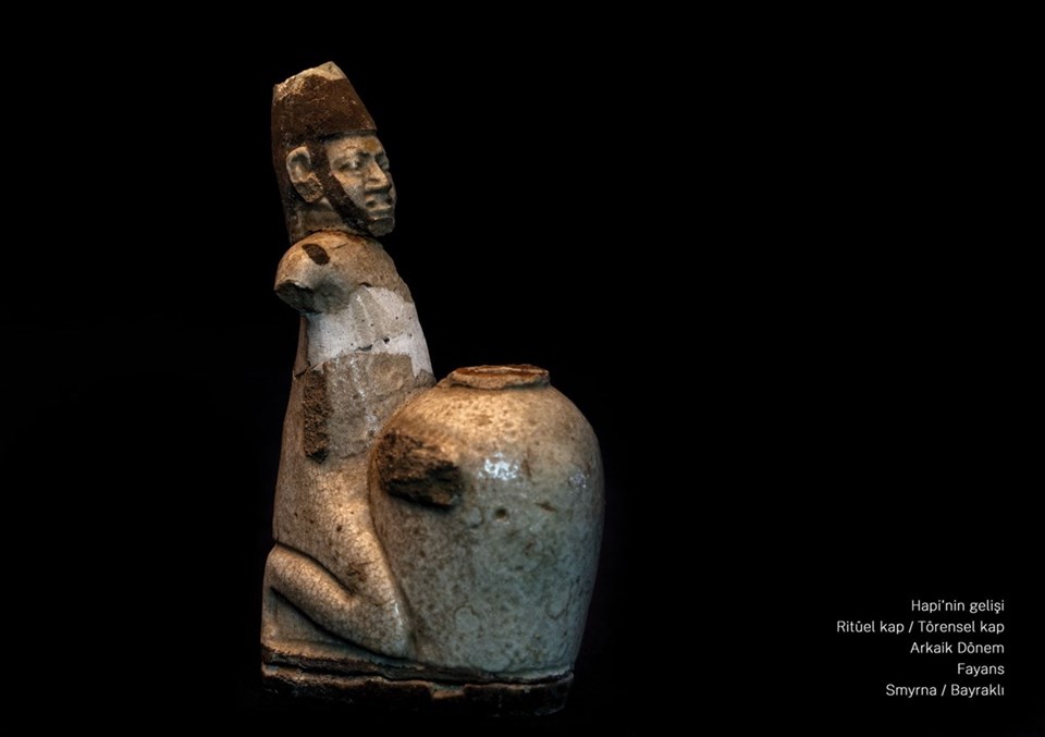 Mısır'dan Anadolu'ya uzanan 2 bin 700 yıllık koku kapları İzmir Arkeoloji Müzesinde - 2