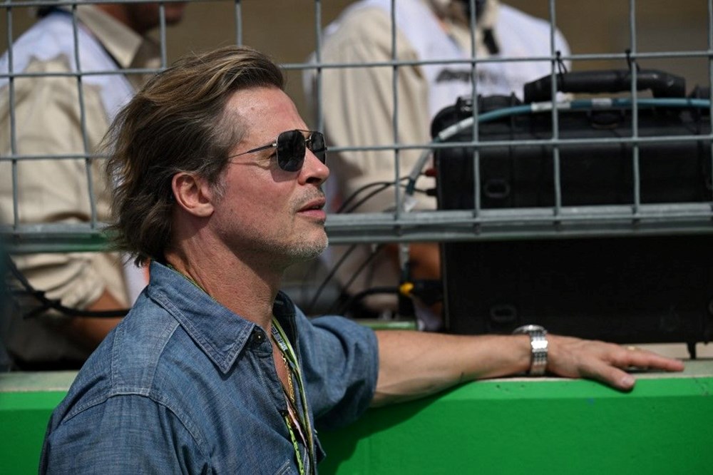 Brad Pitt'ten canlı yayında Formula 1 muhabirine kötü muamele - 6