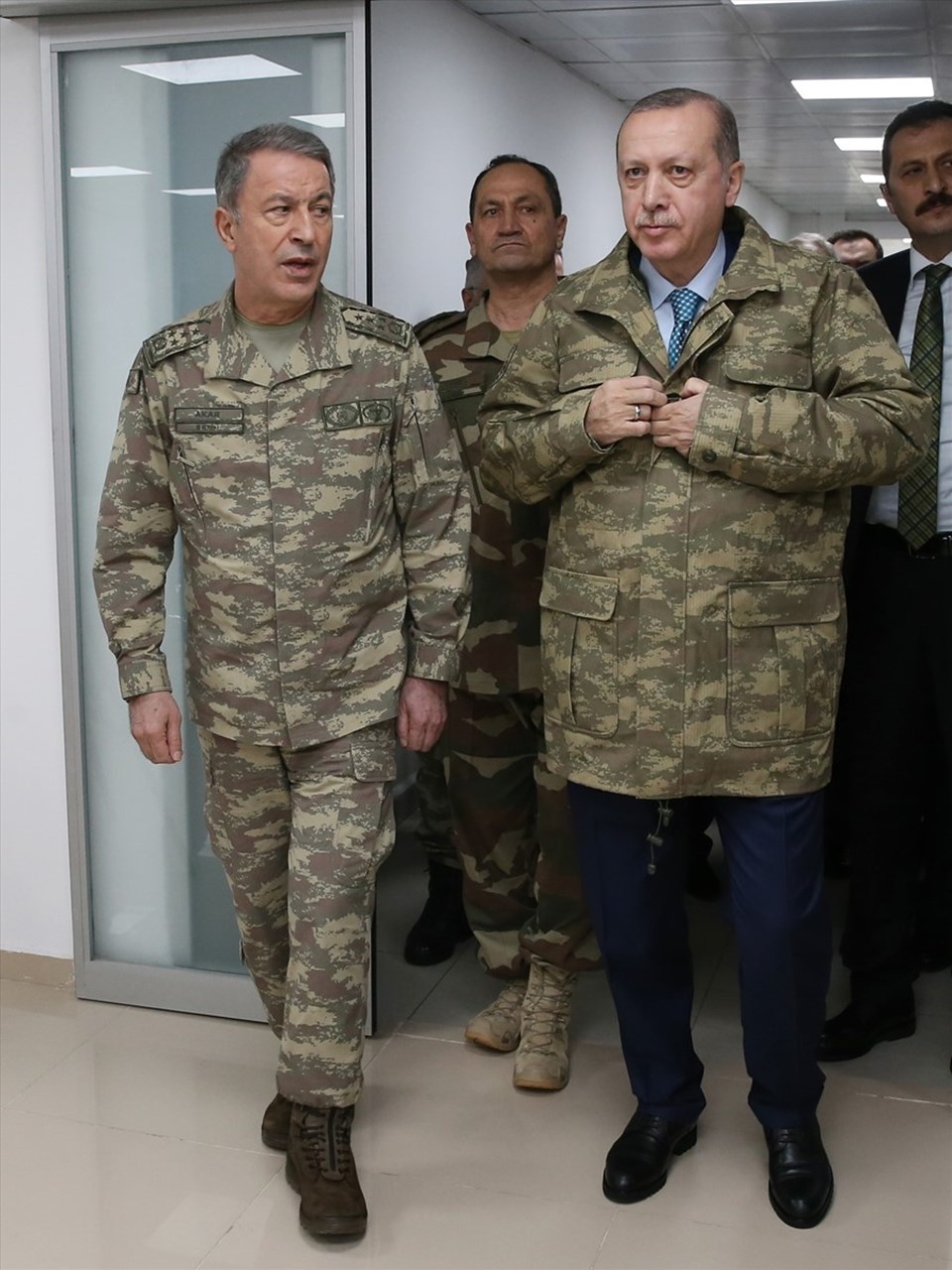 Son dakika haberi... Cumhurbaşkanı Erdoğan Suriye sınırında - 1