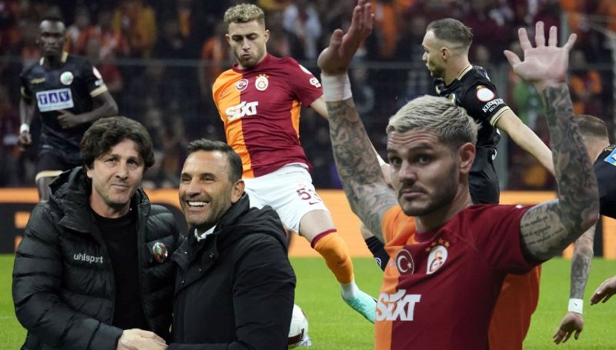 Galatasaray, Alanyaspor karşısında 4 golle kazandı