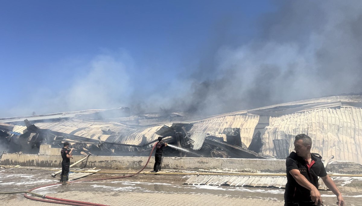 Kahramanmaraş'ta fabrika yangını