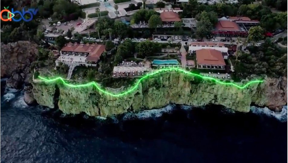 Antalya'da Falez Işıklandırma Projesi'nin iptal edildiği açıklandı