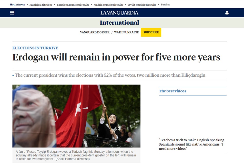 Cumhurbaşkanı Erdoğan'ın zaferi dünya basınında - 10