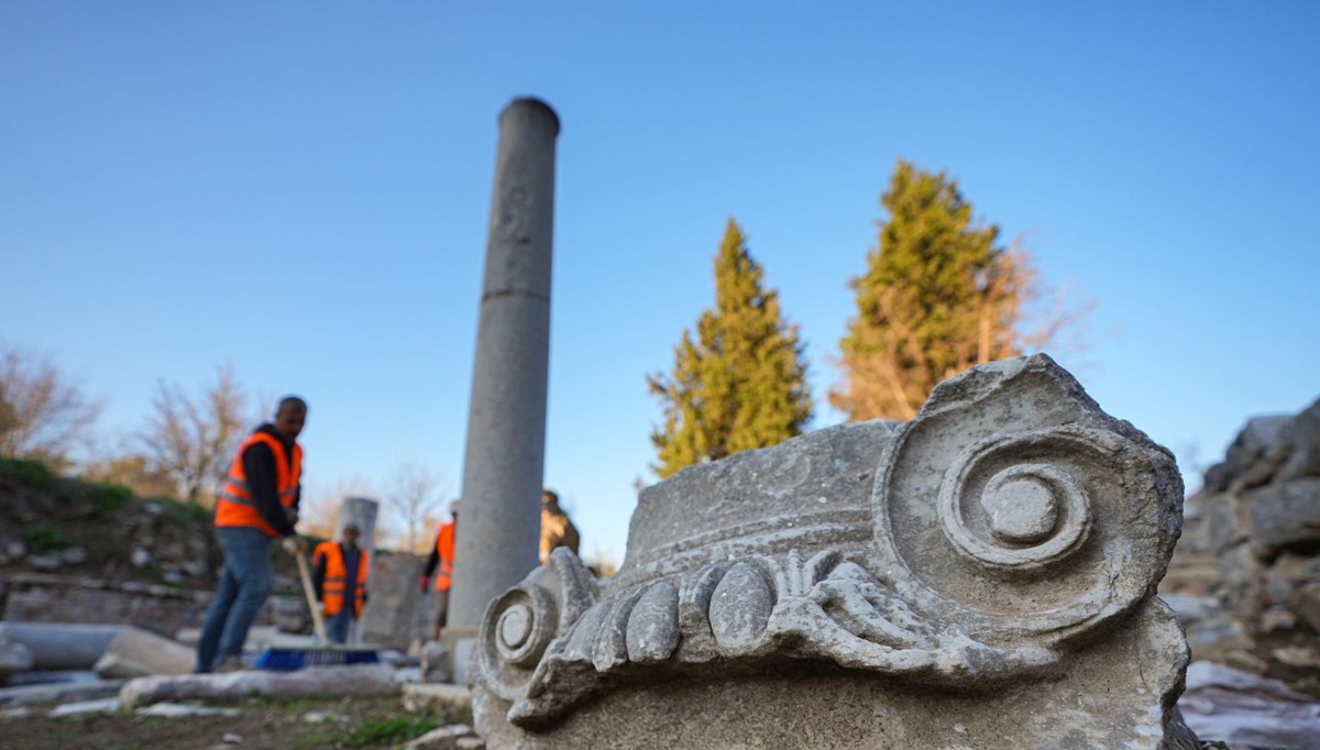 Efes Antik Kenti'nde yeni rota heyecanı Efes Antik Kenti'nde yeni rota heyecanı