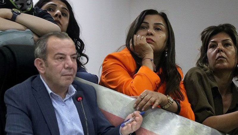 Tanju Özcan protestocu eşine seslendi: Ben de seni protesto ediyorum, eve geç geleceğim