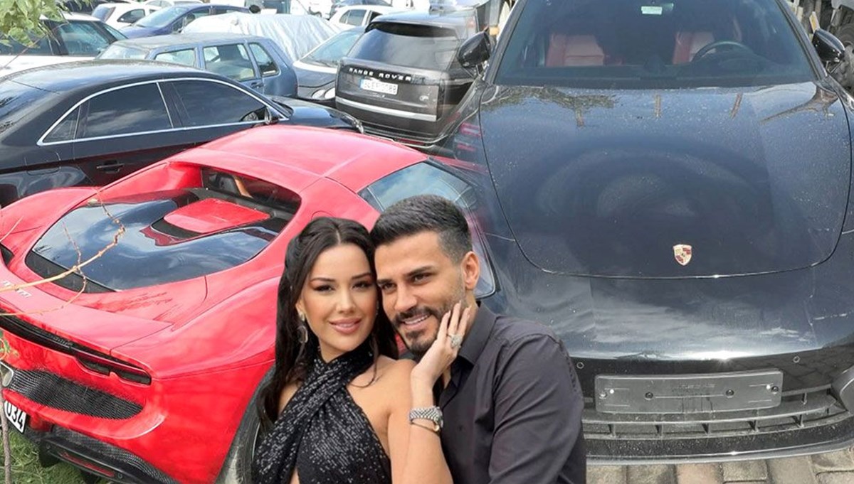 Dilan ve Engin Polat çiftinin lüks araçları yediemin otoparkında görüntülendi Dilan ve Engin Polat çiftinin lüks araçları yediemin otoparkında görüntülendi