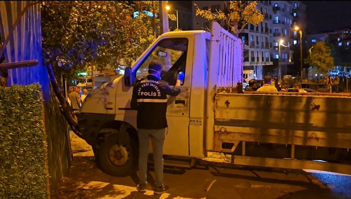 Kamyonet şoförüne silahlı saldırı