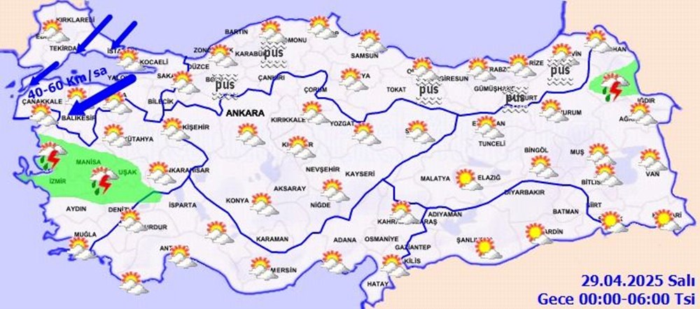 İstanbul'da fırtına alarmı: Hızı 80 km/saate kadar çıkacak | Bu saatlere dikkat! - 6