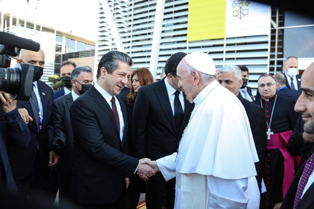 Tarihi ziyarette üçüncü gün: Papa Kürt lider ile görüştü - 4