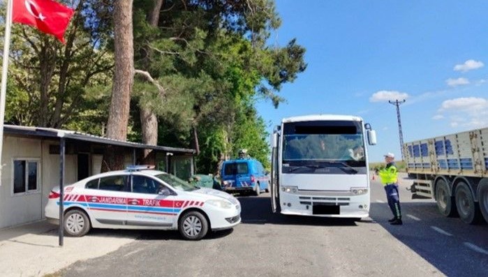 Kırklareli'nde trafik denetimi