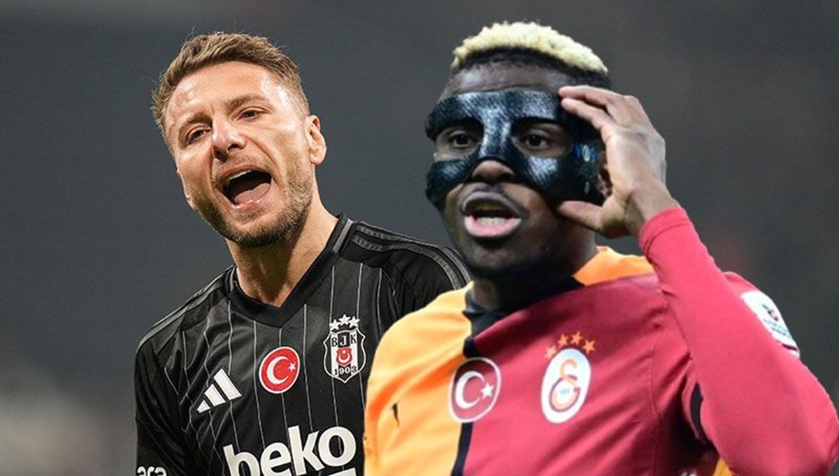 Forvetlerin karnesi | Beşiktaş-Galatasaray derbisinde gözler golcülerde: Osimhen mi, Immobile mi?