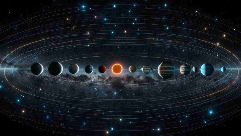 Gökyüzünde tarihi anlar: Yedi gezegen hizalanıyor!