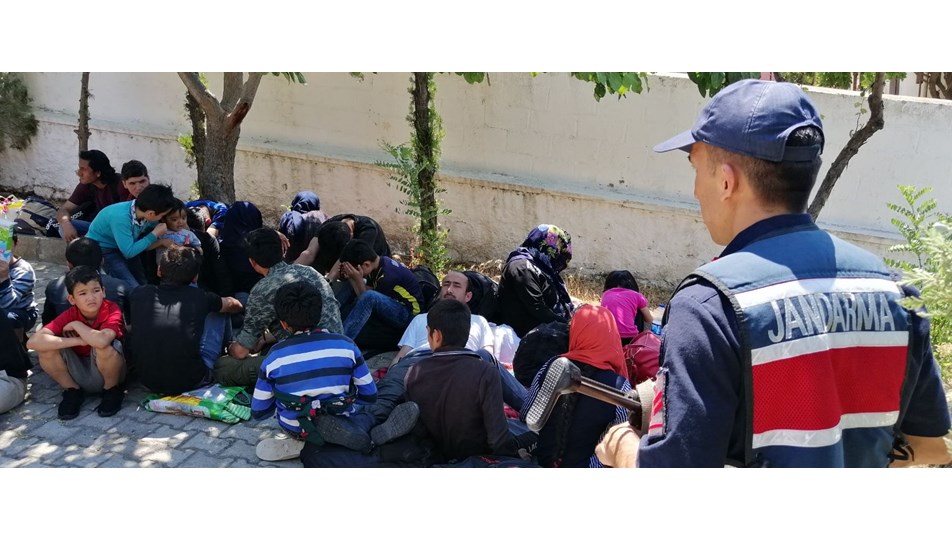 Muğla'da 42 düzensiz göçmen yakalandı