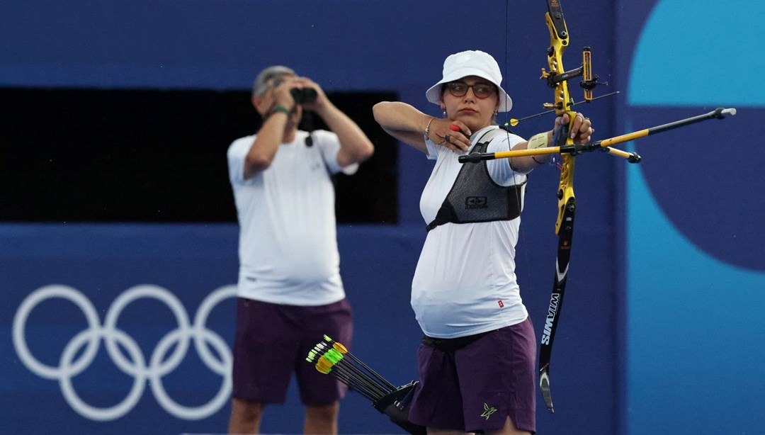 7 aylık hamile Azerbaycanlı okçu, olimpiyattaki mücadelesiyle takdir topladı