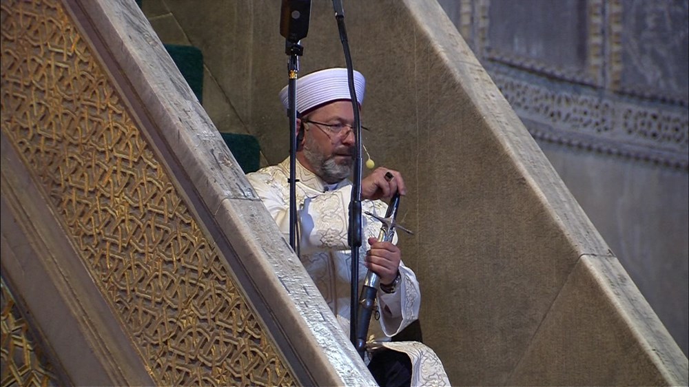Ayasofya-i Kebir Camii Şerifi ibadete açıldı (Ayasofya'da 86 yıl sonra ilk namaz) - 4