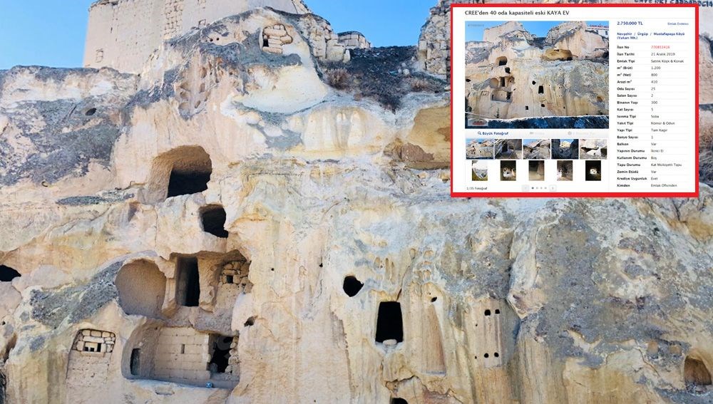 Nevşehir�de 40 odalı mağara ev sahibini bekliyor NTV