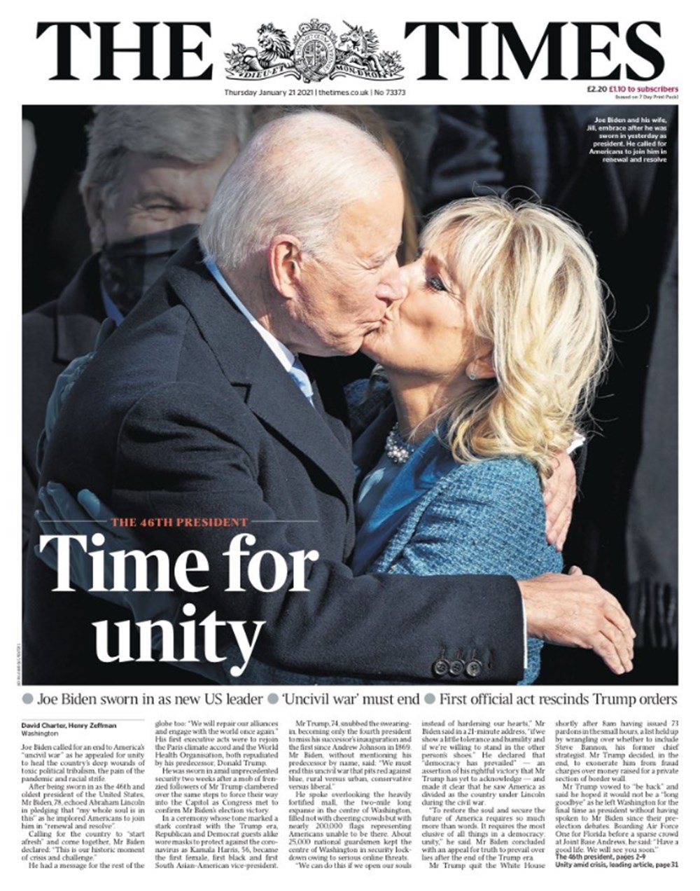 Dünya manşetlerinde Joe Biden: ABD'nin kurtuluşu - 2